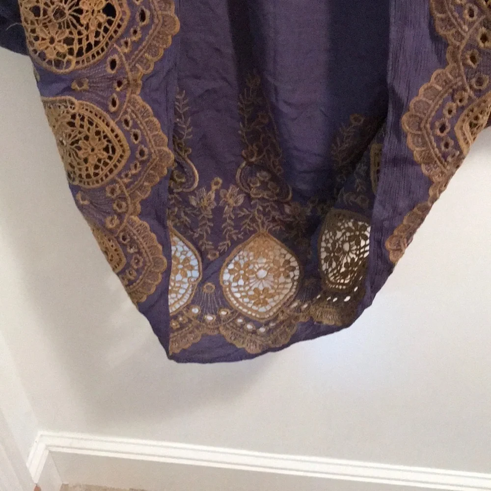 NWT Free People Catania  Embroidered Kimon…